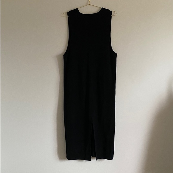 Vintage Clifford & Wills 100% Wool Sleeveless Midi Dress – Black - Picture 9 of 11